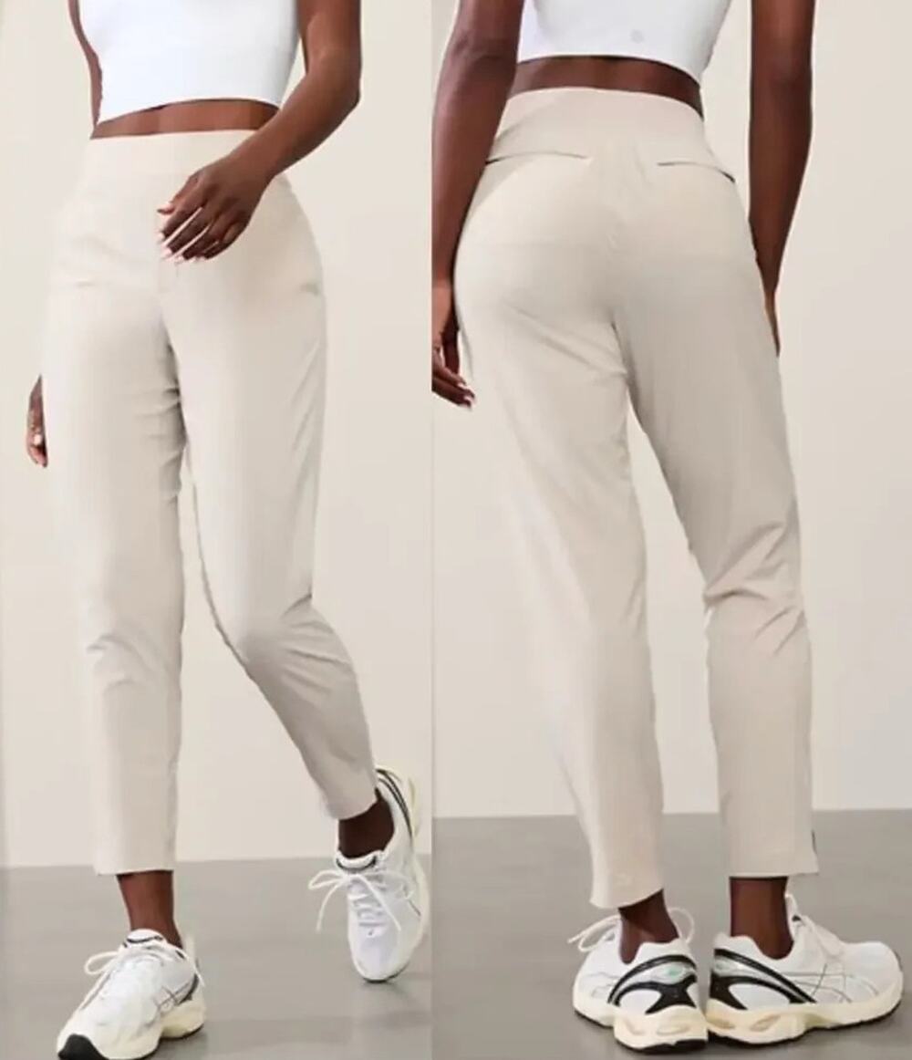 Athleta NEW Brooklyn Mid Rise Ankle Pant Womens Size 6 in Abalone